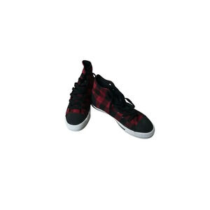 Charlie Paige Women's Plaid High Top Sneakers Size 8 Multicolor
